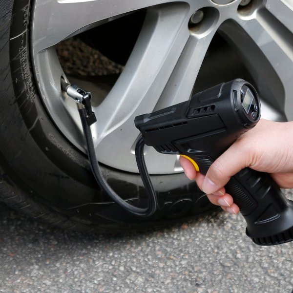 Portable Car Tire Inflator DC 12V Digital Car Air Compressor Electric Air Inflator With LED Light 150PSI - Image 6