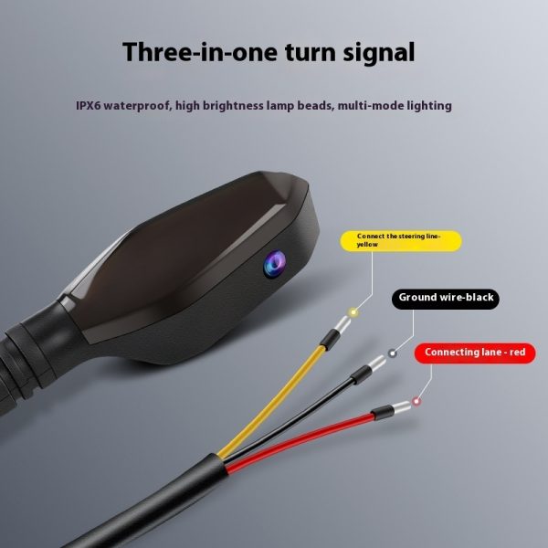 Motorcycle Projection Turn Light LED Turn Highlight Warning Light - Image 4