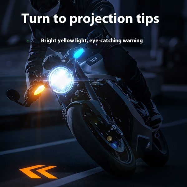 Motorcycle Projection Turn Light LED Turn Highlight Warning Light - Image 2
