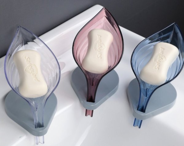 Soap Holder Sink Sponge Drain Box Creative Suction Cup - Image 3