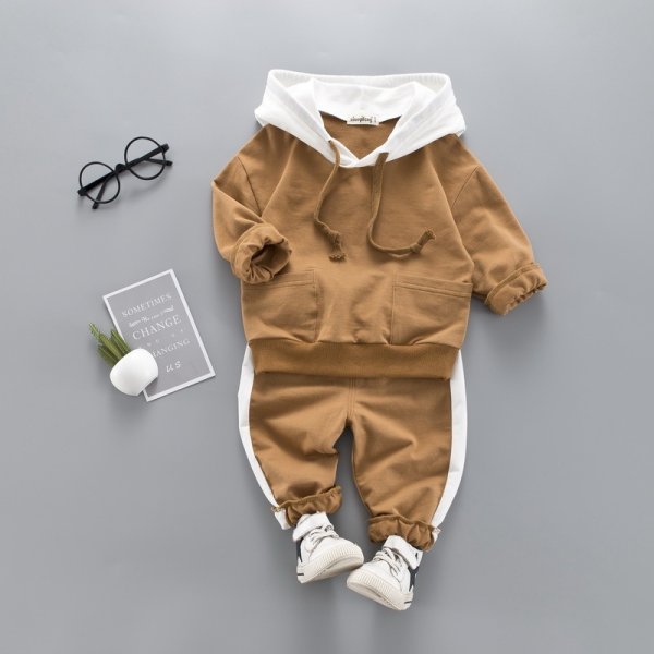 Western style 1 year old baby sweater two-piece - Image 3