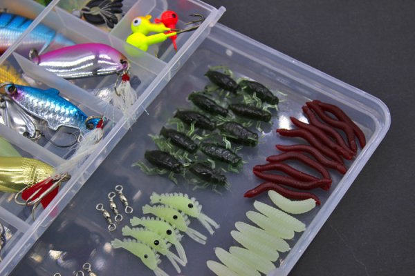 Fishing Gear Sequined Soft Bait Set - Image 4
