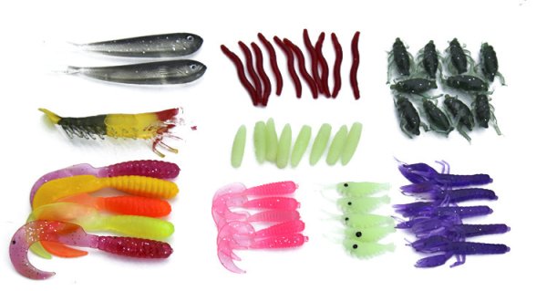 Fishing Gear Sequined Soft Bait Set - Image 5