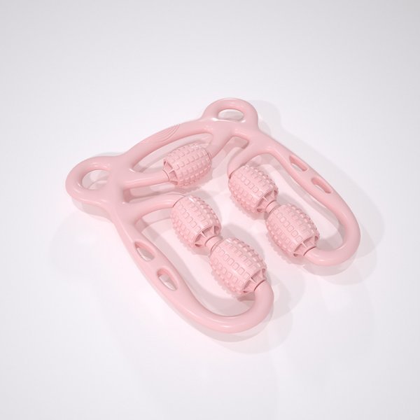 U Shape Trigger Point Massage Roller Full Body Massage Tool Arm Leg Neck Muscle Massager 4 Wheels Fitness Device For Sports - Image 6