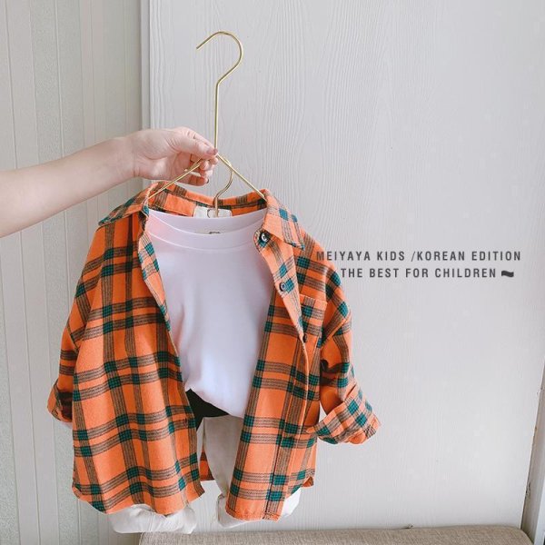 Children's Plaid Shirts In Baby Shirts For Men And Women - Image 2
