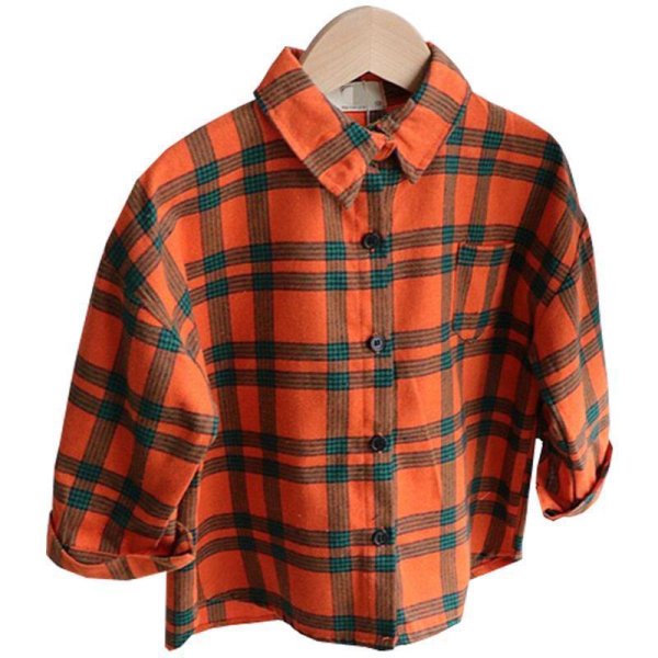 Children's Plaid Shirts In Baby Shirts For Men And Women - Image 4