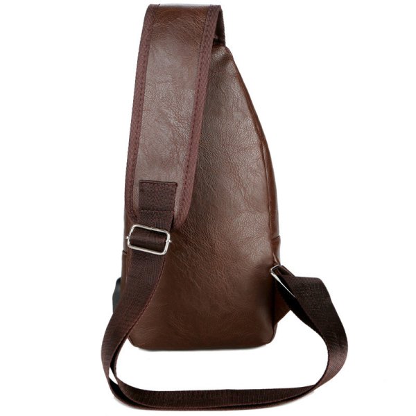 USB Portable Charging Chest Bag Messenger Bag - Image 2