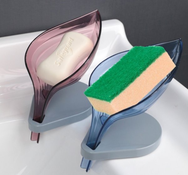Soap Holder Sink Sponge Drain Box Creative Suction Cup - Image 7