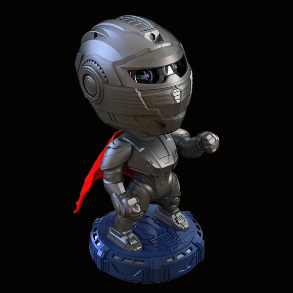 Hot-selling Mecha Samurai Starry Sky Projection Night Light, An Ambient Light That Can Be Customized. It's A Popular Cross-border Product, A Small Night Light For Children's Bedrooms. - Image 2