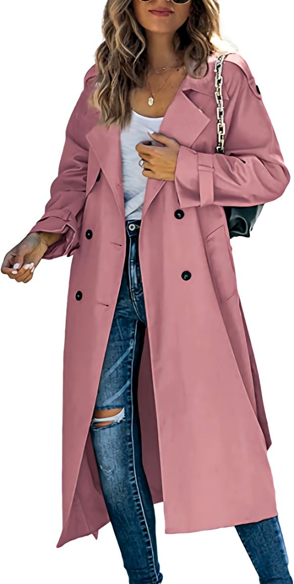 Women's Fashion Casual Solid Color Windbreaker Jacket - Image 6