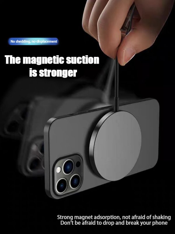 The Qi Wireless Charger 15w Magnetic Wireless Fast Charging Is Suitable For 12, 13, 14, 15 And 16 Mobile Phone Models - Image 4
