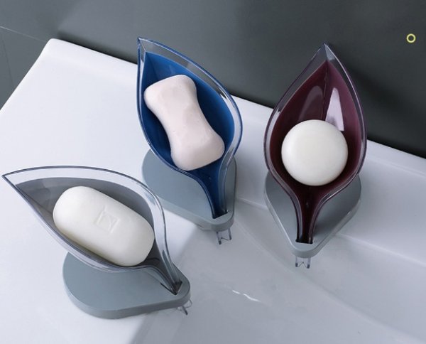 Soap Holder Sink Sponge Drain Box Creative Suction Cup - Image 2