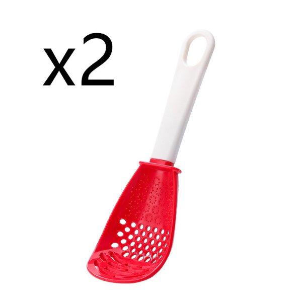Multifunctional Slotted Spoon Grinding Cooking Spoon Mashed Auxiliary Food Ginger Garlic Spoon Press Potatoe Stir-frying Spatula Kitchen Gadget - Image 9