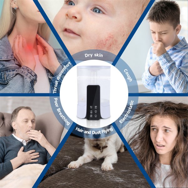 6L Large-capacity Humidifier Intelligent Timed Heating Spray UV Sterilization Intelligent Remote Control - Image 6
