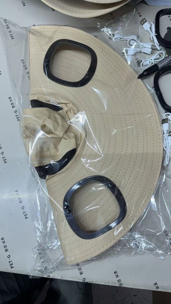 Men's Sun Shading Large Eave Sun Shading Solar Fan Cap - Image 4