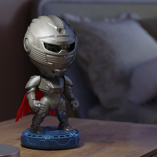 Hot-selling Mecha Samurai Starry Sky Projection Night Light, An Ambient Light That Can Be Customized. It's A Popular Cross-border Product, A Small Night Light For Children's Bedrooms. - Image 8